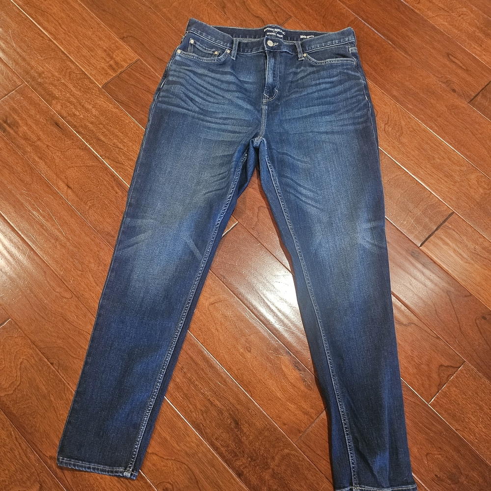 Banana Republic Men's Dark Blue Slim Jeans